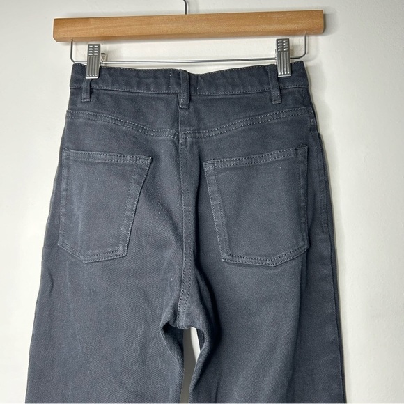 Aritzia Wilfred Free Twostep Pant High-Rise Flared‎ Black Denim Women’s 0 70s - Picture 10 of 13